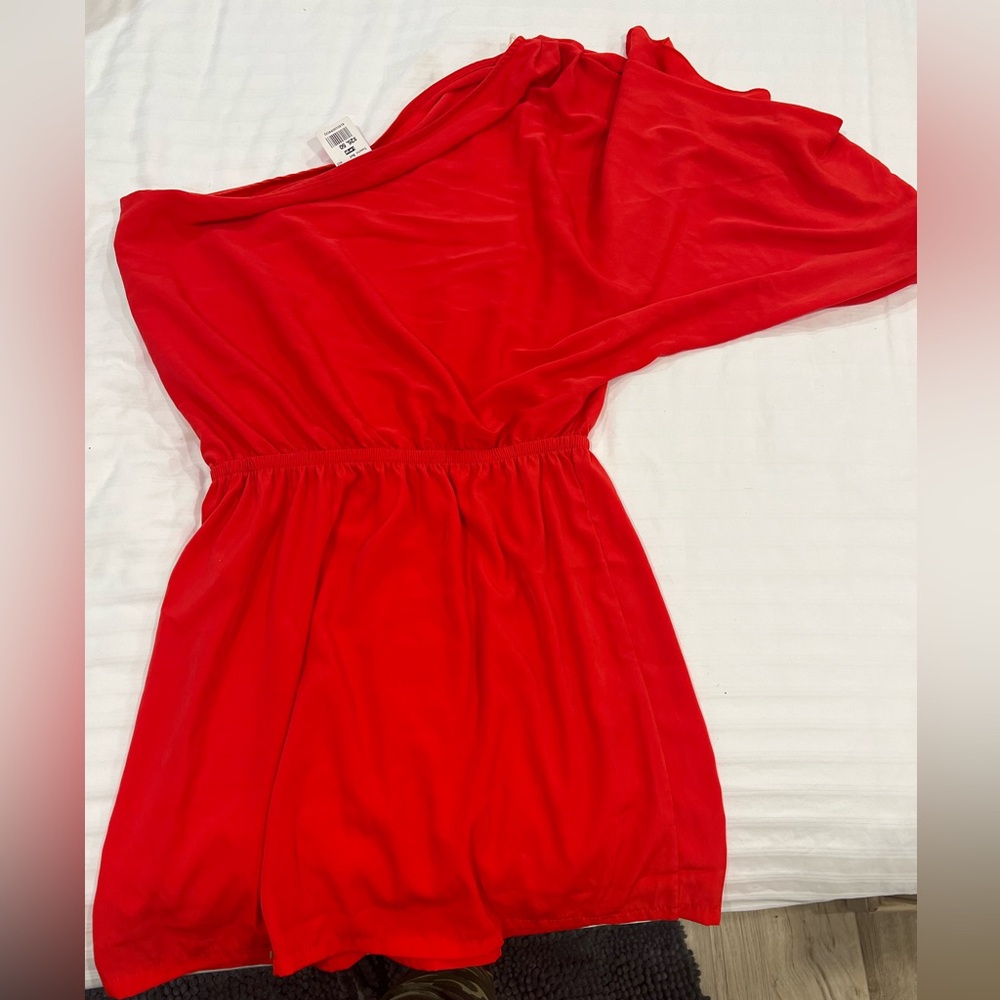 A'GACI Tomato Red Blouse